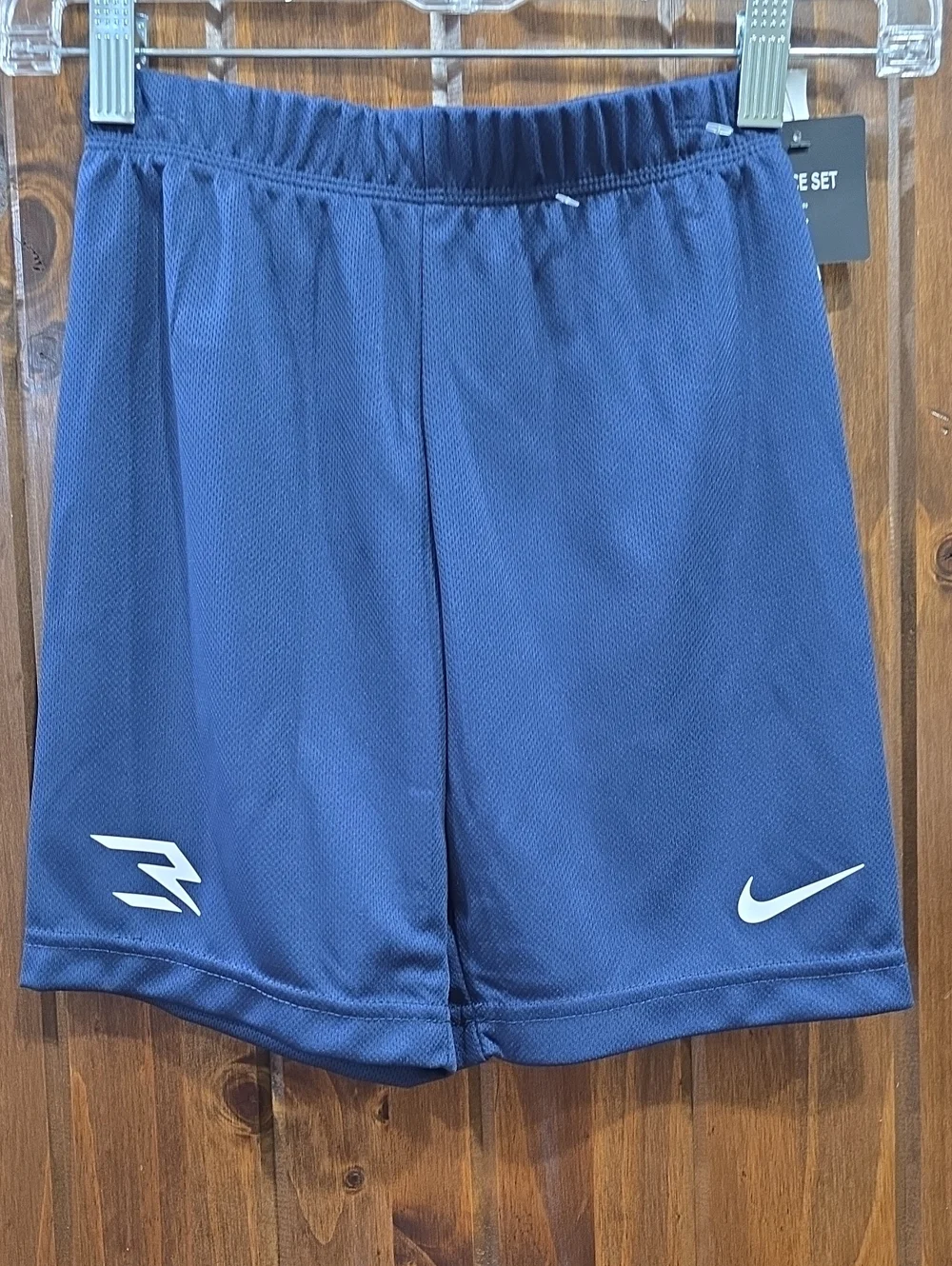 Nike Men’s Navy Athletic Shorts with White Logos